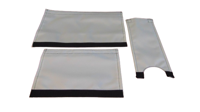 CLASSIC SOLID WHITE BIKE BMX PAD SET STEM HANDLEBAR TOP TUBE BIKE PADS SOLID WHITE CRASHPADSET (1)