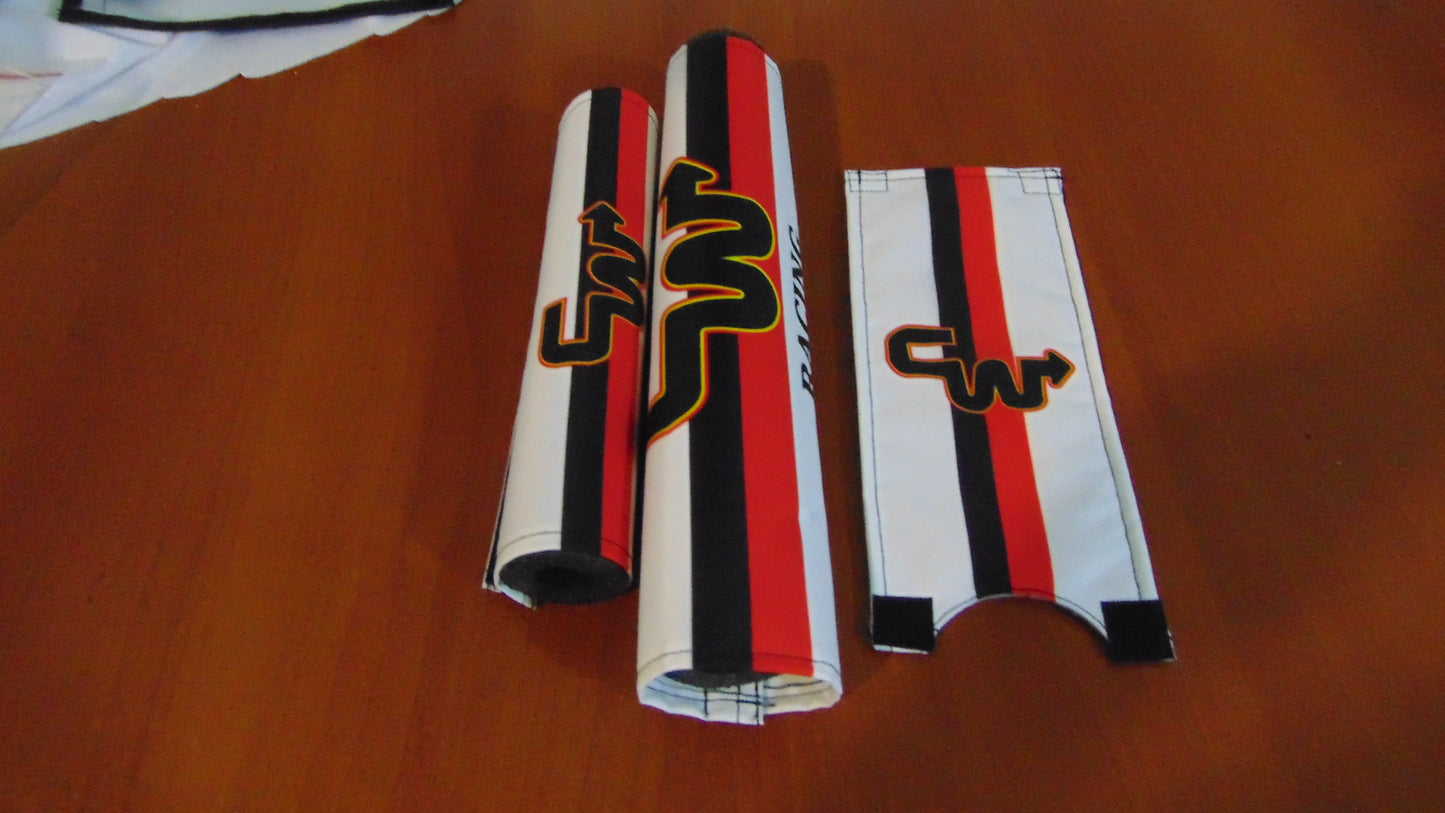 CW Old School Padsets, White CW Crashpads