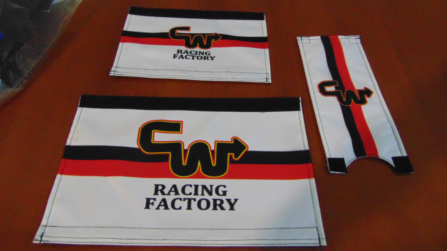 CW Old School Padsets, White CW Crashpads