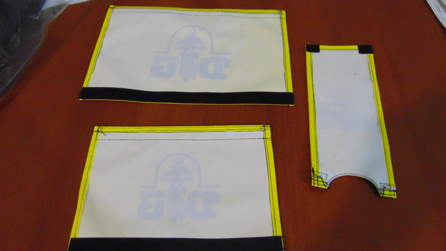 DG Old School BMX Padset, Yellow DG MX padsets