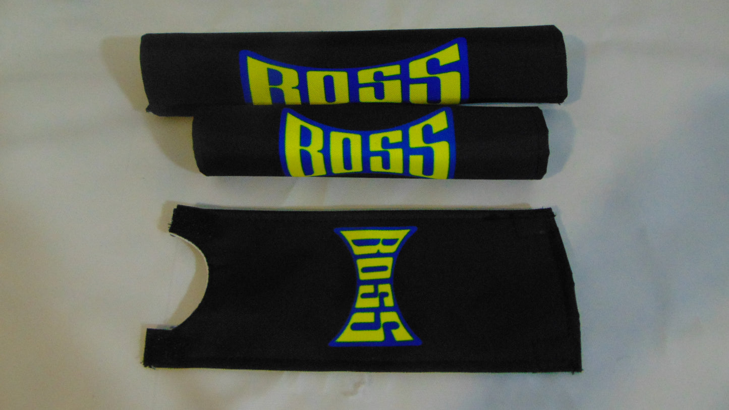 Boss BMX pads, Black BMX Crash Padsets