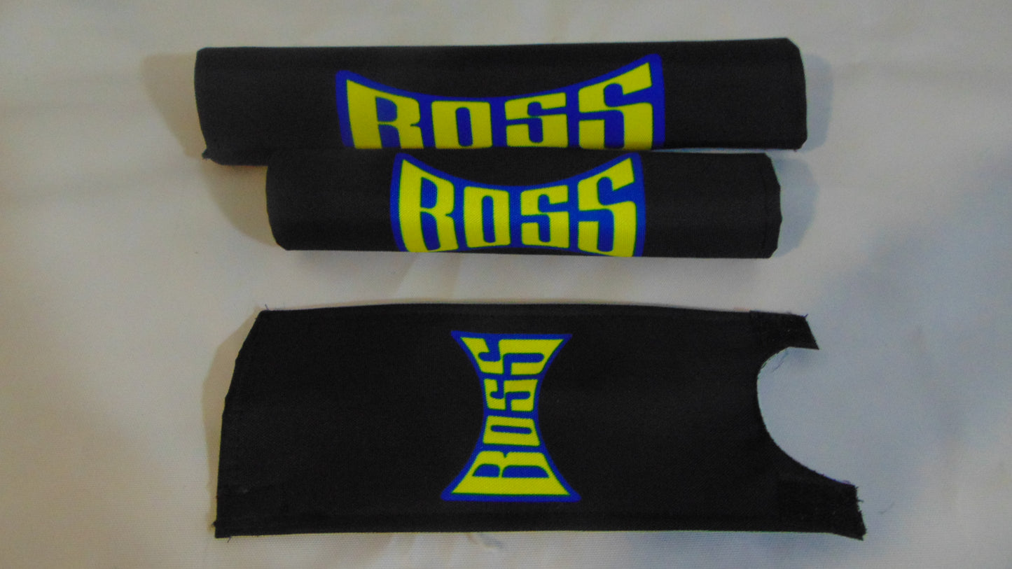 Boss BMX pads, Black BMX Crash Padsets
