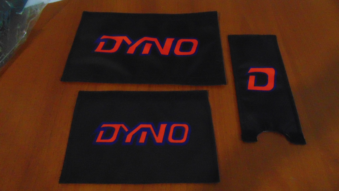 DYNO Black and Red padset, Old School Dyno Padset