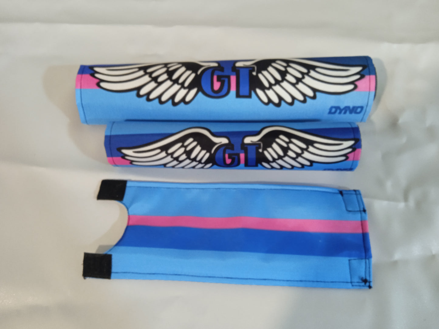 GT BMX Padsets, Baby Blue GT Wings Padsets, Ols School Pad Set