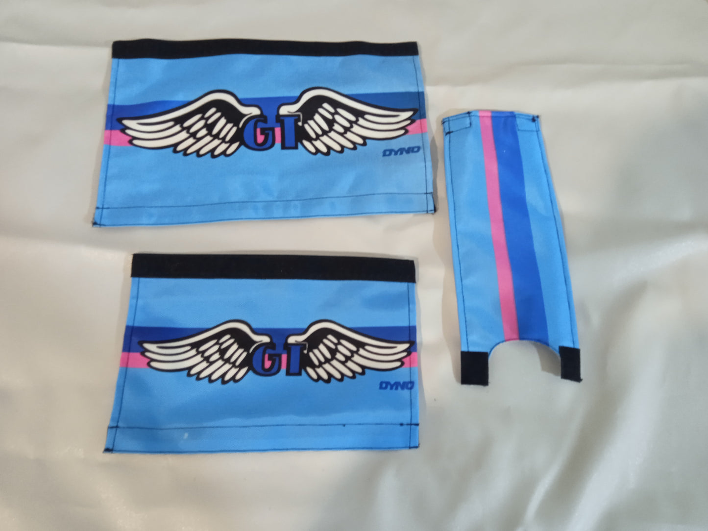 GT BMX Padsets, Baby Blue GT Wings Padsets, Ols School Pad Set