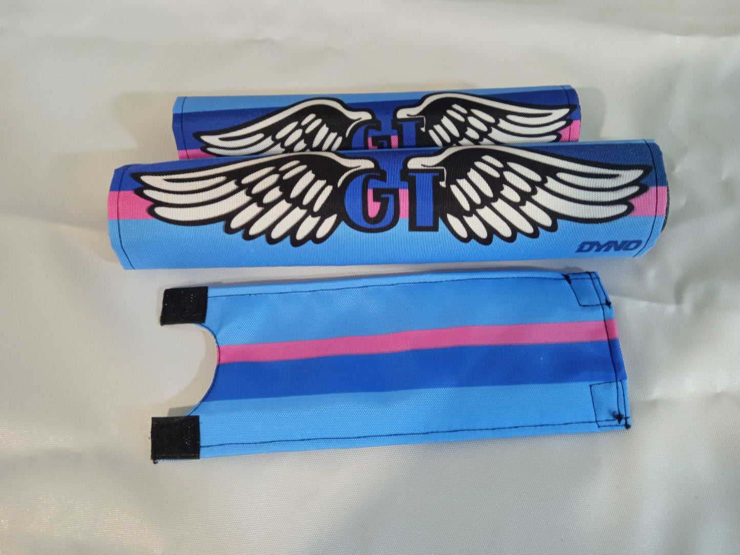 GT BMX Padsets, Baby Blue GT Wings Padsets, Ols School Pad Set