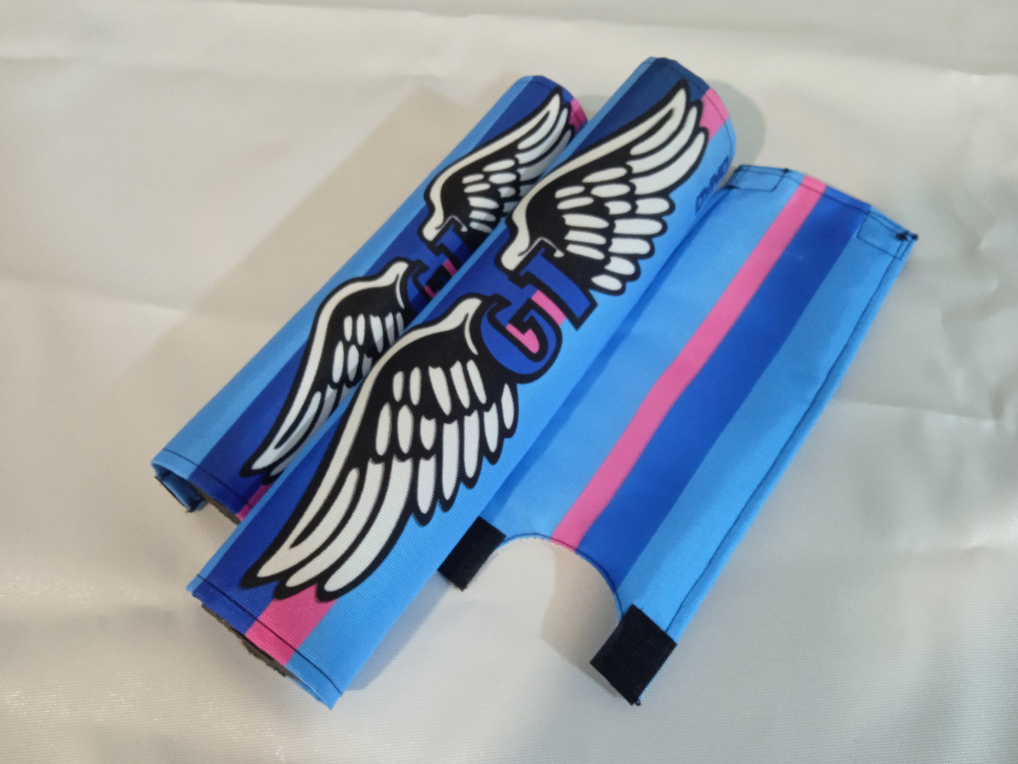GT BMX Padsets, Baby Blue GT Wings Padsets, Ols School Pad Set
