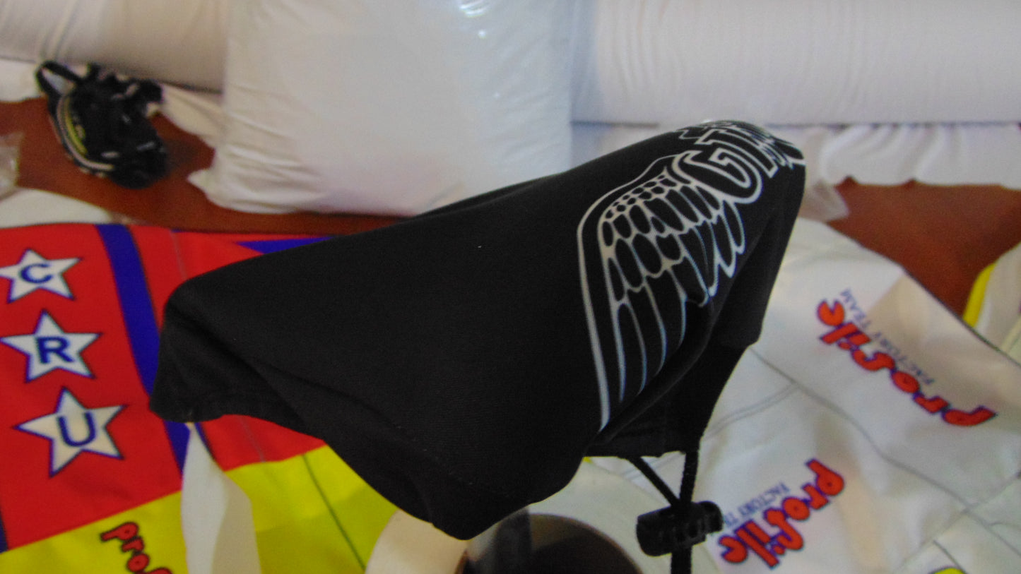 BMX Bicycle Seat Cover Vintage Style Bike Saddle Cover Old School GT Black White