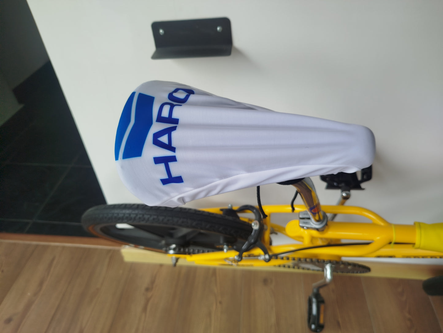 BMX Bicycle Seat Cover Vintage Style Bike Saddle Cover Old School Haro White