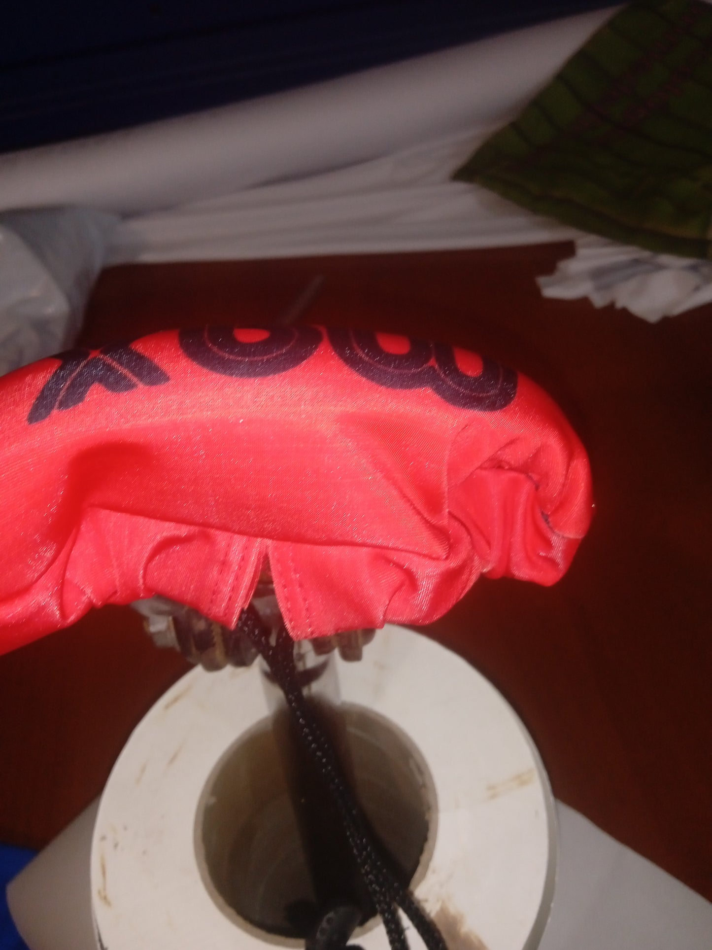 BMX Bicycle Seat Cover Vintage Style Bike Saddle Cover Old School Max Red