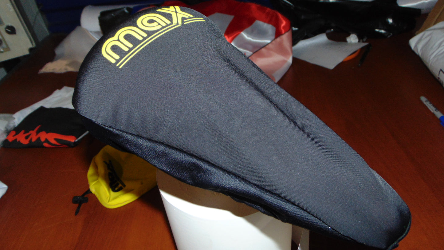 BMX Bicycle Seat Cover Vintage Style Bike Saddle Cover Old School Max Black