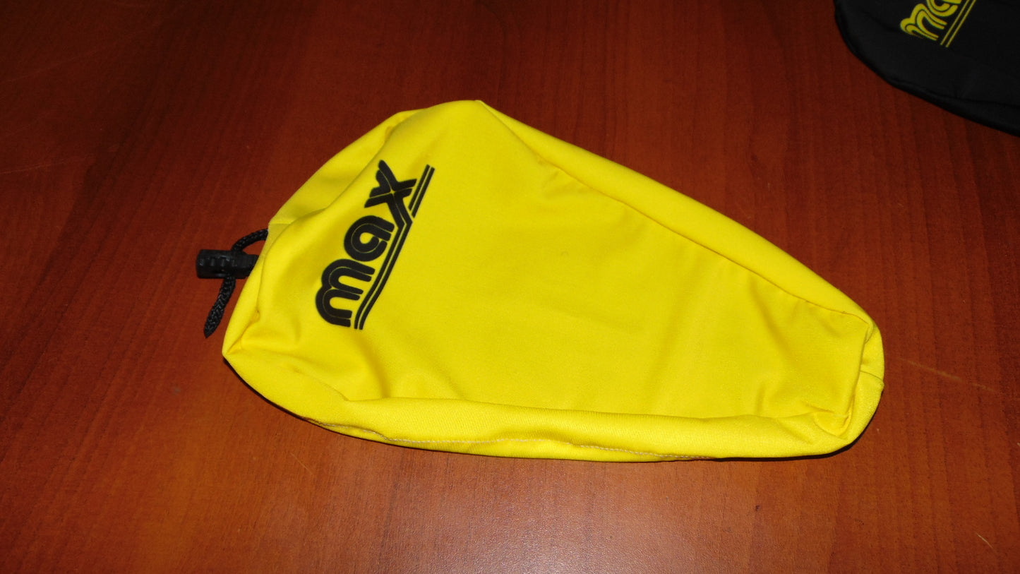 BMX Bicycle Seat Cover Vintage Style Bike Saddle Cover Old School Max Yellow