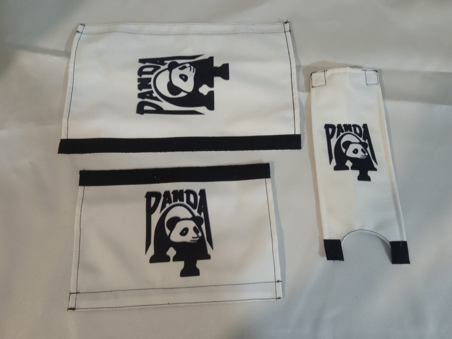 Panda BMX Padsets, White Panda BMX Crashpads