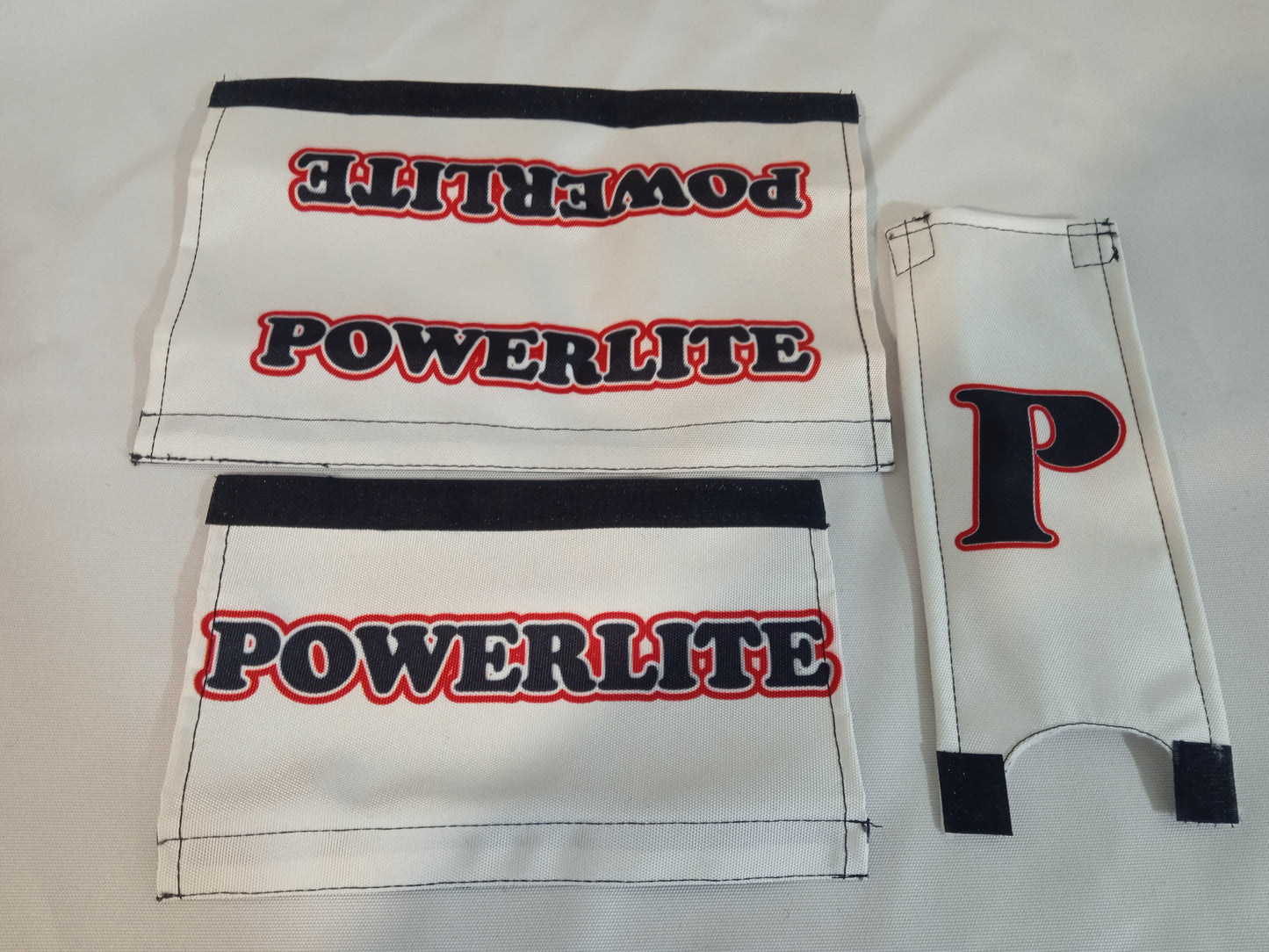 PowerLite BMX Padset, White PowerLite BMX Bike Padsets
