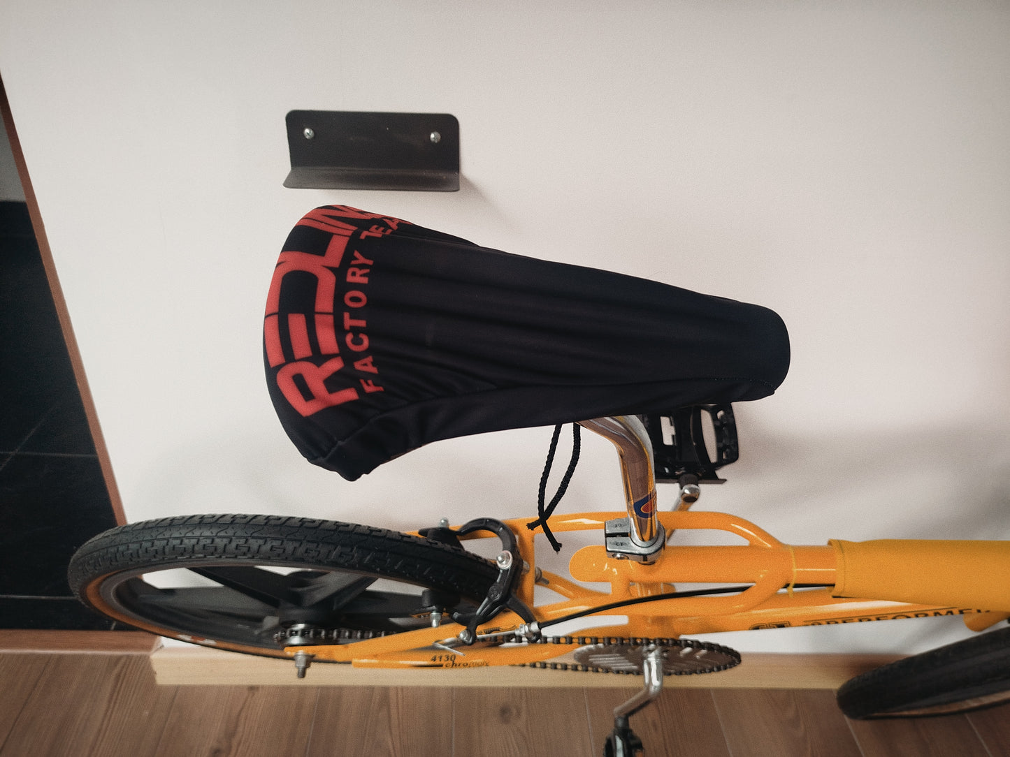 BMX Bicycle Seat Cover Vintage Style Bike Saddle Cover Old School Redline 500A 600A RL Black
