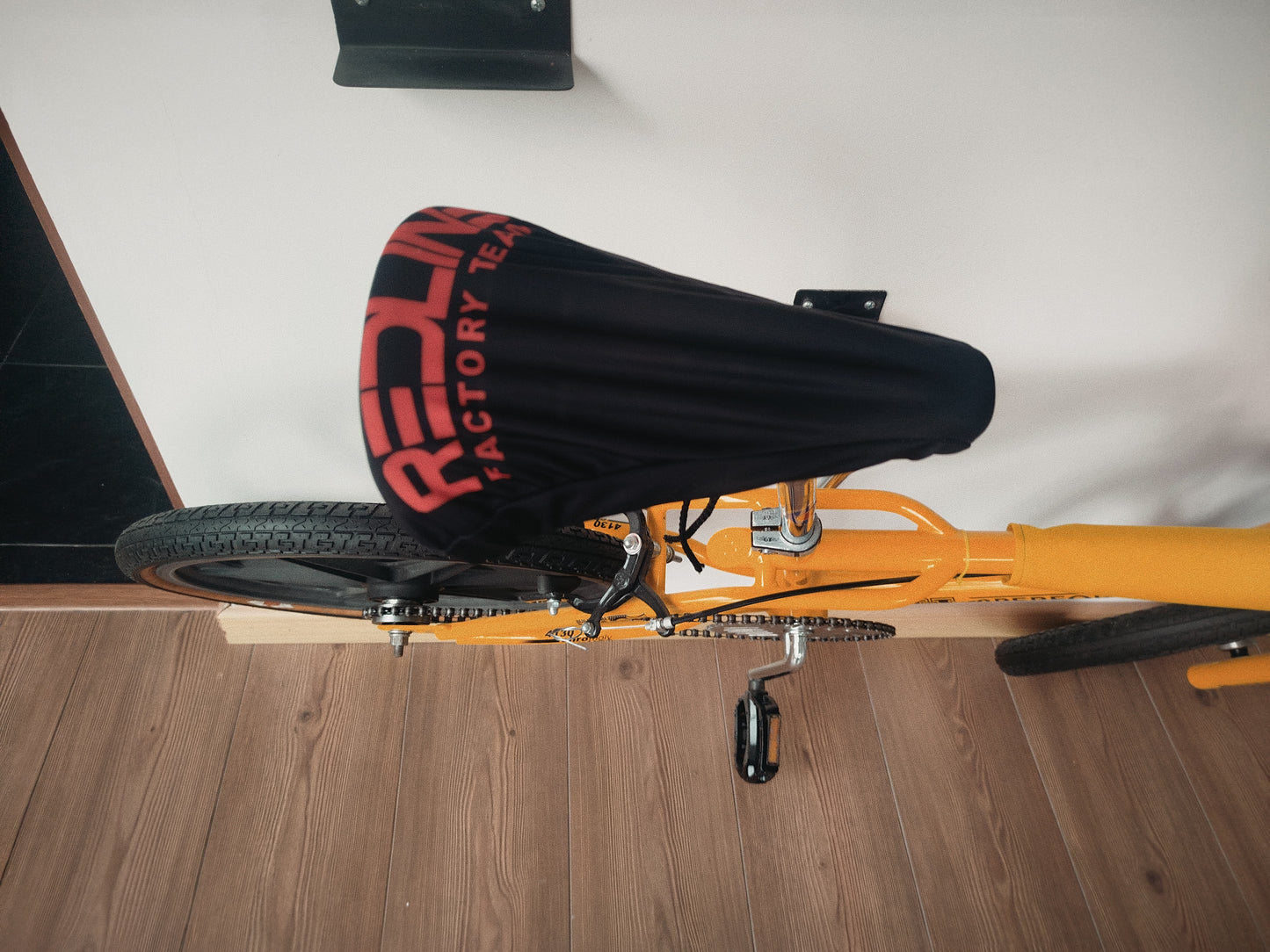 BMX Bicycle Seat Cover Vintage Style Bike Saddle Cover Old School Redline 500A 600A RL Black