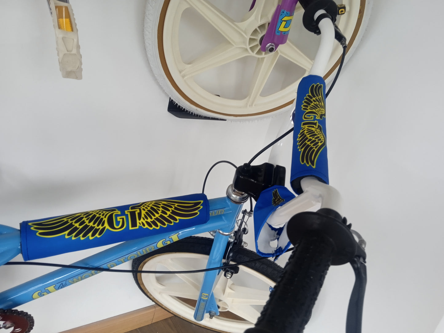 GT BMX Padsets, Blue GT Wings Padsets, Ols School Pad Set