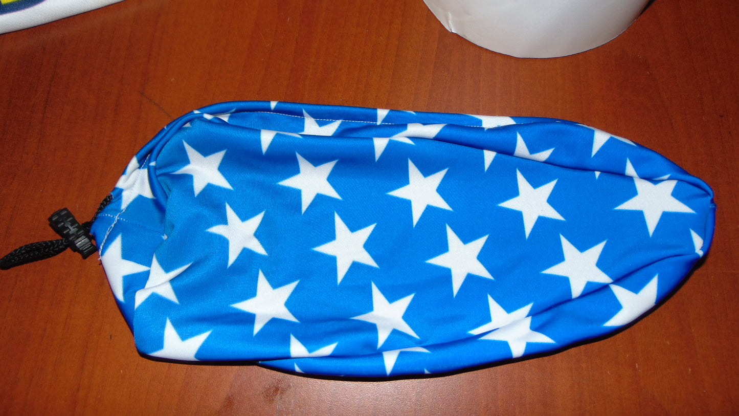 BMX Bicycle Seat Cover Vintage Style Bike Saddle Cover Old School Star Trick Star Blue