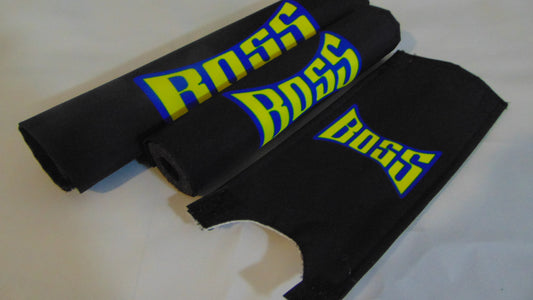 Boss BMX pads, Black BMX Crash Padsets