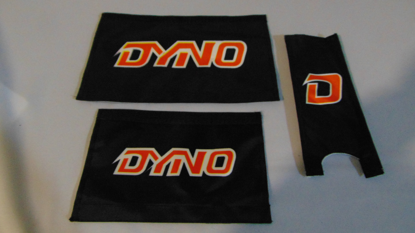 DYNO Black and Orange padset, Old School Dyno Padset