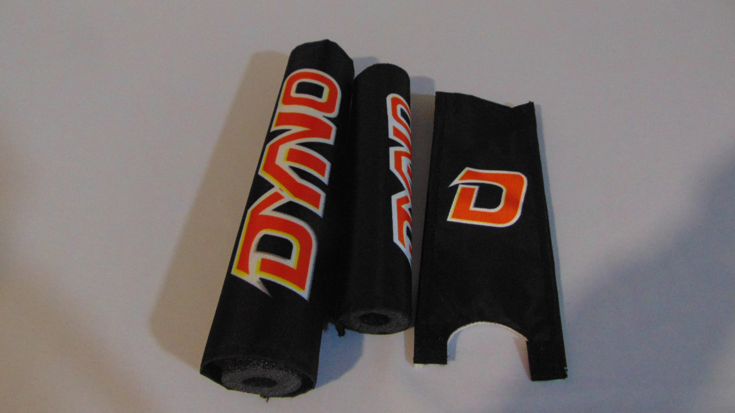 DYNO Black and Orange padset, Old School Dyno Padset