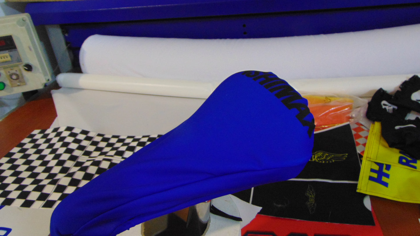 BMX Bicycle Seat Cover Vintage Style Bike Saddle Cover Old School Max Blue