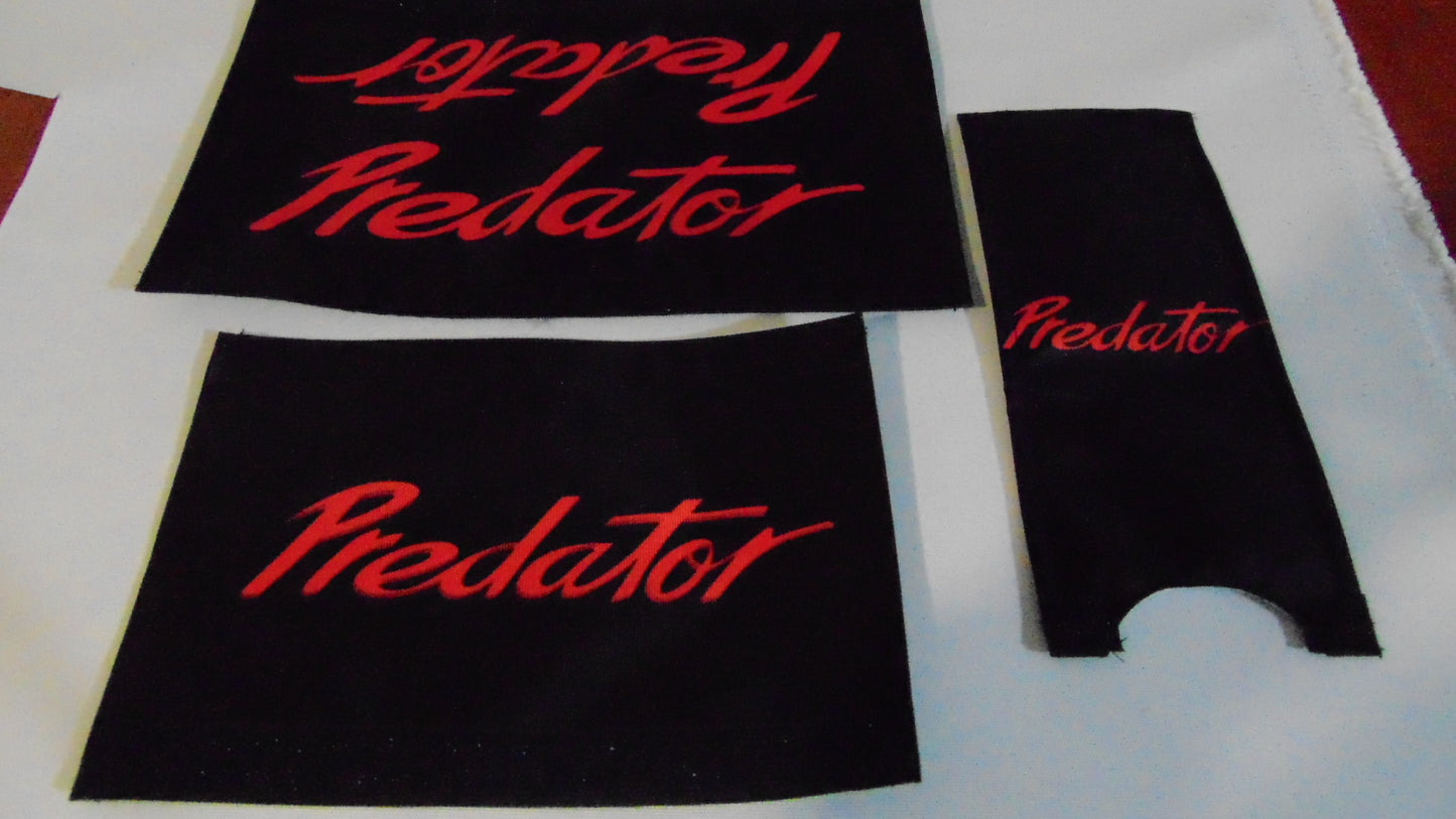 Predator BMX Padset, BMX bike Padsets Black and Red Predator