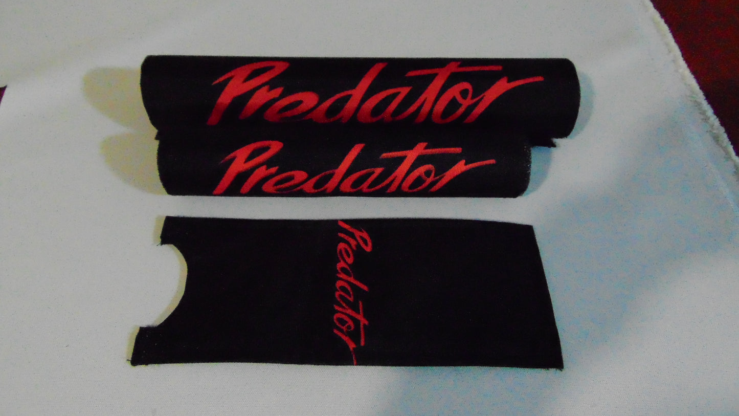 Predator BMX Padset, BMX bike Padsets Black and Red Predator