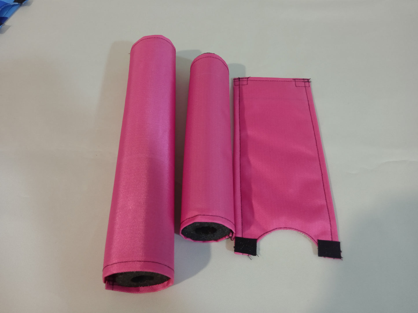 CLASSIC SOLID PINK BIKE BMX PAD SET STEM HANDLEBAR TOP TUBE BIKE PADS SOLID PINK CRASHPADSET