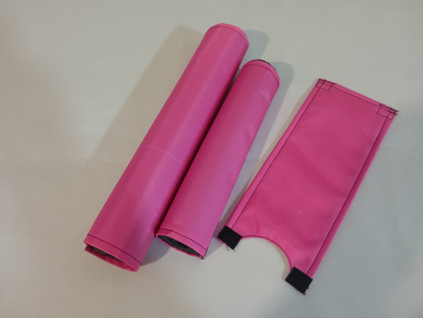 CLASSIC SOLID PINK BIKE BMX PAD SET STEM HANDLEBAR TOP TUBE BIKE PADS SOLID PINK CRASHPADSET