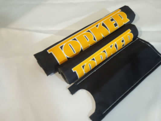 Torker BMX Padsets, Black Yellow Torker BMX Padsets